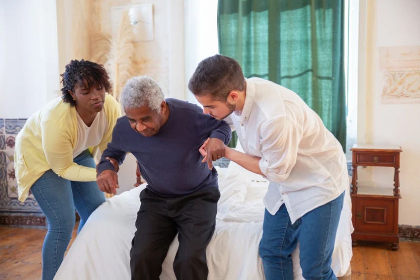 live-in caregivers in lagos nigeria helping elderly aide de home agency